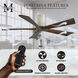 Atlas Irene-5H 42 inch Barn Wood Tone with Walnut Tone Blades Flush Mount Paddle Fan, Flush Mounted